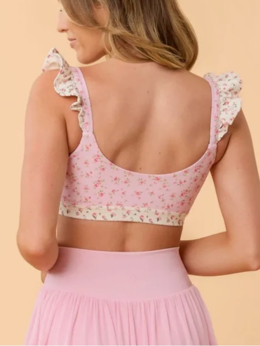 Blogilates Ruffle Corset Sports Bra L - Picture 3 of 6